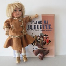 unbreakable blueberry doll 29 cm. head in composition.