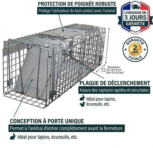 Cage piege animaux - piege,