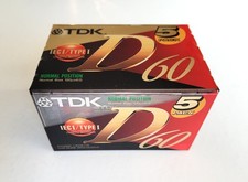 Lot de 5 Cassettes Audio