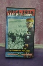 ANTIQUE K7 VHS MAGNETOSCOPE WAR IS DECLARED 1914 1948 WORLD FIRST