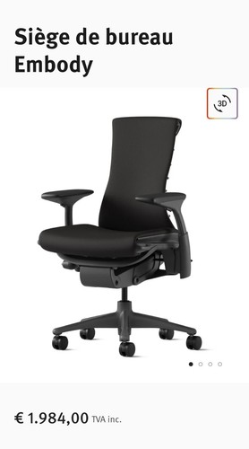 Chaise bureau ergonomique - bureau,