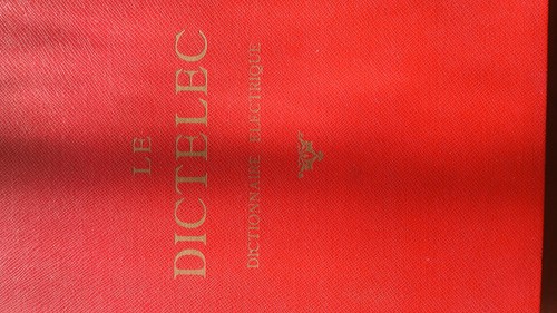 Dictelec jeux vintage 1950 - dictelec,