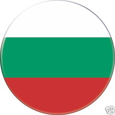 5 x sticker 5cm auto moto velo valise pc portable drapeau Rond Bulgarie-Bulgaria