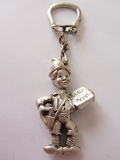 "SMALL PATRE - Cheese" Miniature 3D Metallic Keychain