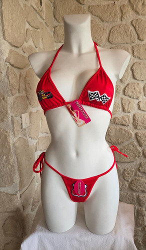 Maillot bain string rouge - bain,