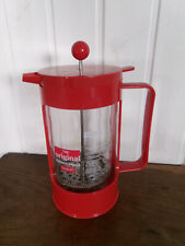 BODUM BISTRO PISTON COFFEE MAKER red DESIGN the urinal french press 1 liter