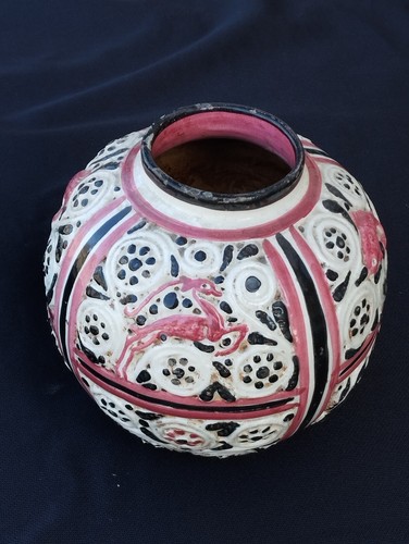 Ancien vase boule art - ancien,