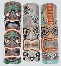 3 Tiki Masques Muraux 50cm 3