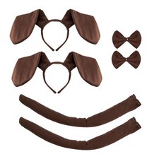 Costume de teckel pour chiot comprenant oreilles bandeau nœud papillon queue ...