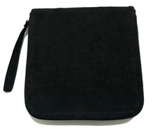 Case Wallet Portfolio Zip IKEA HEJAN CD/DVD Case Black Holder 1999s Made Vietnam