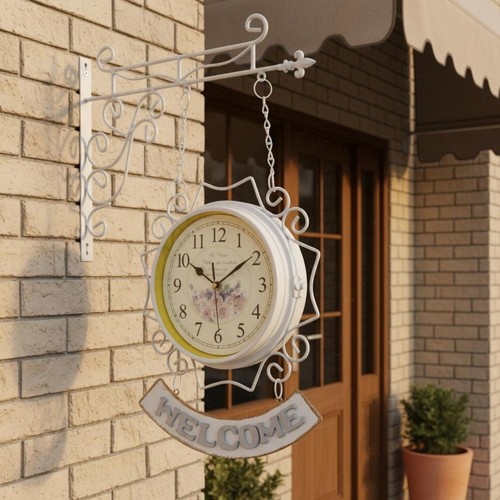 Horloge murale double - horloge,