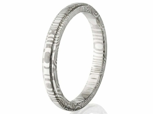 New 4mm wide damascus steel - wide,