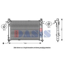 AKS DASIS Radiateur À Eau