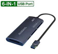 Lecteur Cartes 6-en-1 USB 3.0
