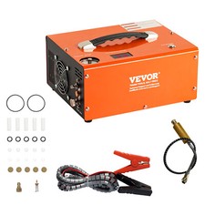 VEVOR Compresseur Air PCP 30MPa Convertisseur Intégré CC 12V/CA 230V Arrêt Auto