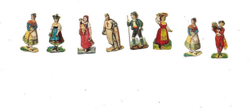 Anciens chromos découpis - anciens,