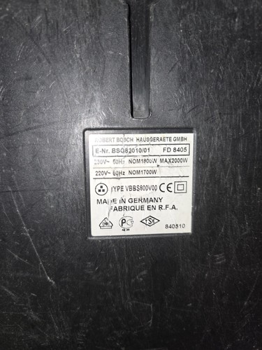 Aspirateur bosch fd8405 - aspirateur,