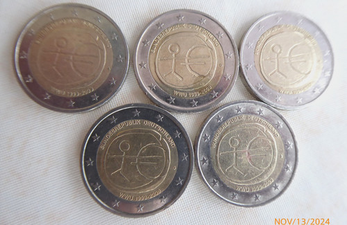 Pièces allemagne euros - 5,