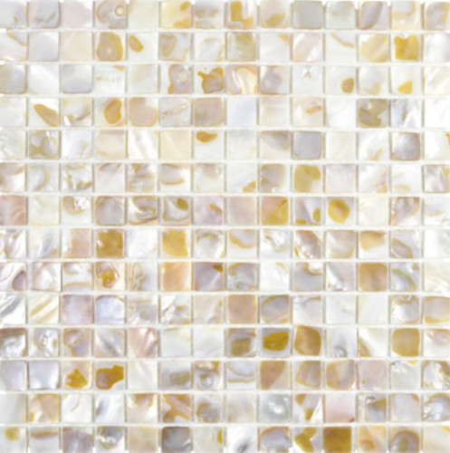 Mosaïque coquillage nacrée