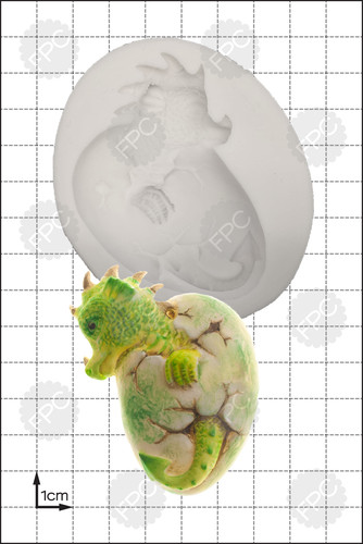 Moule silicone couvée dragon - silicone,