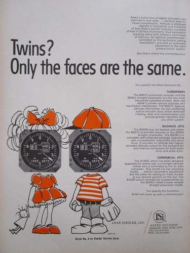 1969 pub lear siegler astek - lear,