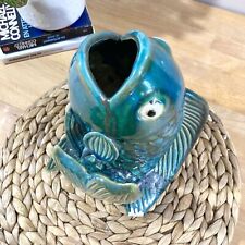 Vintage Fish Shaped Ceramic Carafe - Kitsch Decoration 1960