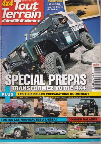 Tout terrain magazine 190 - terrain, n°190