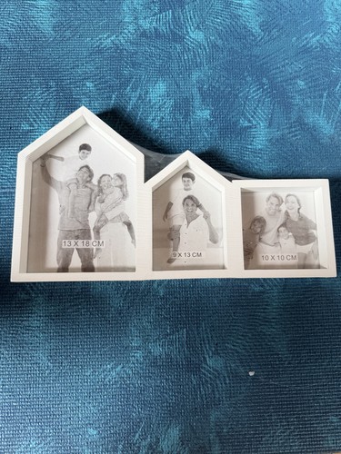 Cadre photo maison triple - cadre,