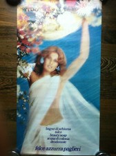 Straw Blue Felce Advertising Poster - P150