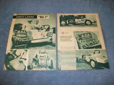 1923 Ford T-Bucket Roadster Vintage Drag Car Article "Great Lakes BU-T"