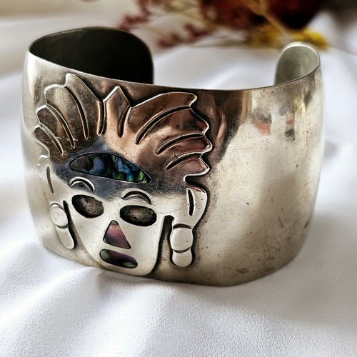 Bracelet manchette vintage - bracelet,