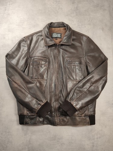 Blouson aviateur cuir - en,