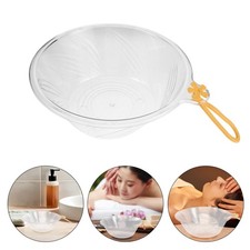  Bac de lavage - Bassin de lavage du visage en plastique transparent avec boucle