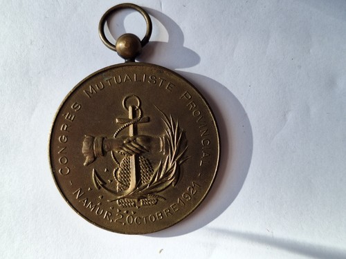 Medal bronze belgium - medal,