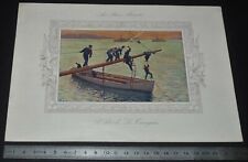 GRAND CHROMO 1909 AU BON MARCH BOUCICAUT PARIS MARINE ABOARD THE TANGON