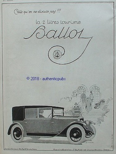 Publicite ballot automobile - publicite,