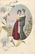 CP MEDALLION MUSTACHE BOATMAN WOMEN APRON LACE FLOWERS - 24859