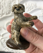 Sculpture Chien Régule Métal