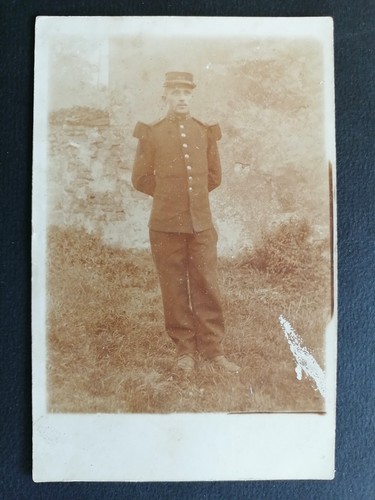 Cpa carte photo soldat - carte,