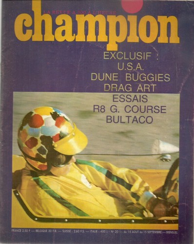 Champion 1967 essai r8 - champion, 20