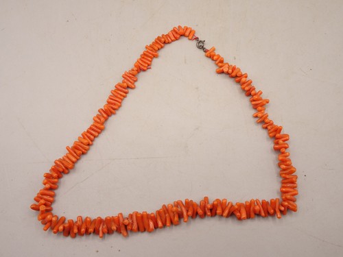 Collier ancien corail rouge - ancien,