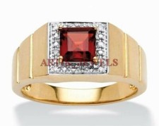 Naturel Gemme Grenat Avec