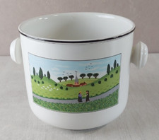 Ancien cache pot, décor