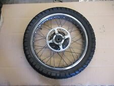 Roue arrière avec pneu très