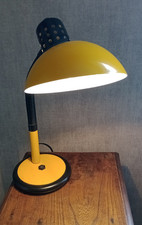 Lampe de bureau rétro jaune