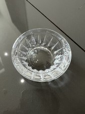 Val St Lambert Crystal Cendrier Ashtray or Ring jewlry holder Signed