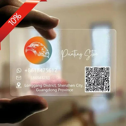 200 transparent pvc business - 200,