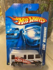 2006 Hot Wheels Kmart #208 Mainline GMC Motorhome Blanc Variante Blanc/Chrome