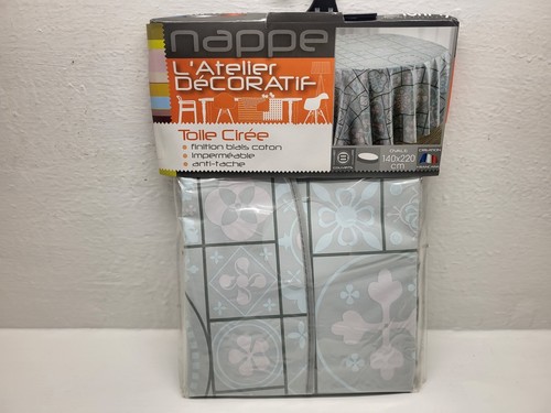 Nappe toile cirée ovale 140 - , x