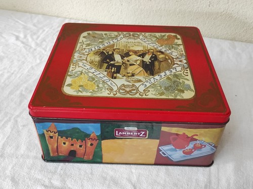 Ancienne boîte biscuits en - boîte, à